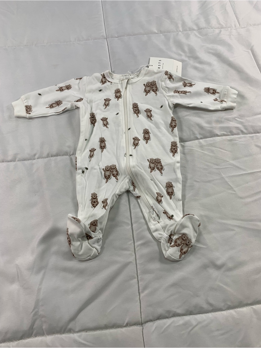 New Petit Lem footie pyjamas size NB
